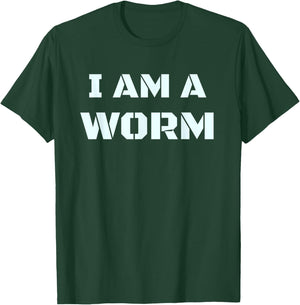 I Am A Worm In Simple Costume Easy Funny T-Shirt - T-Shirt | Forest