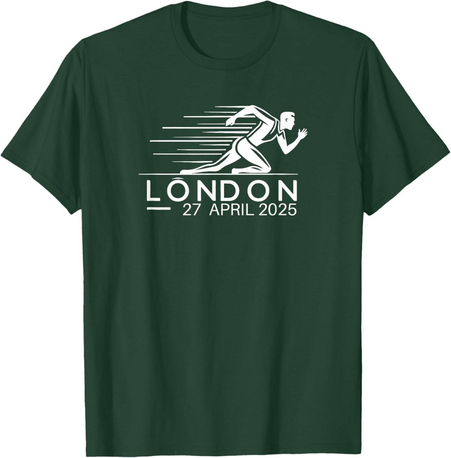 Marathon LONDON 2025 For Marathon Lovers T-Shirt - T-Shirt | Forest