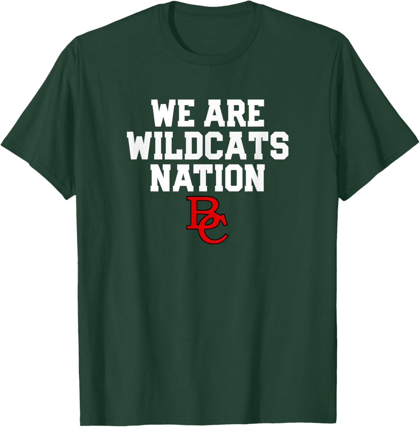 Baker County Wildcats Logo Nation HS T-Shirt - T-Shirt | Forest
