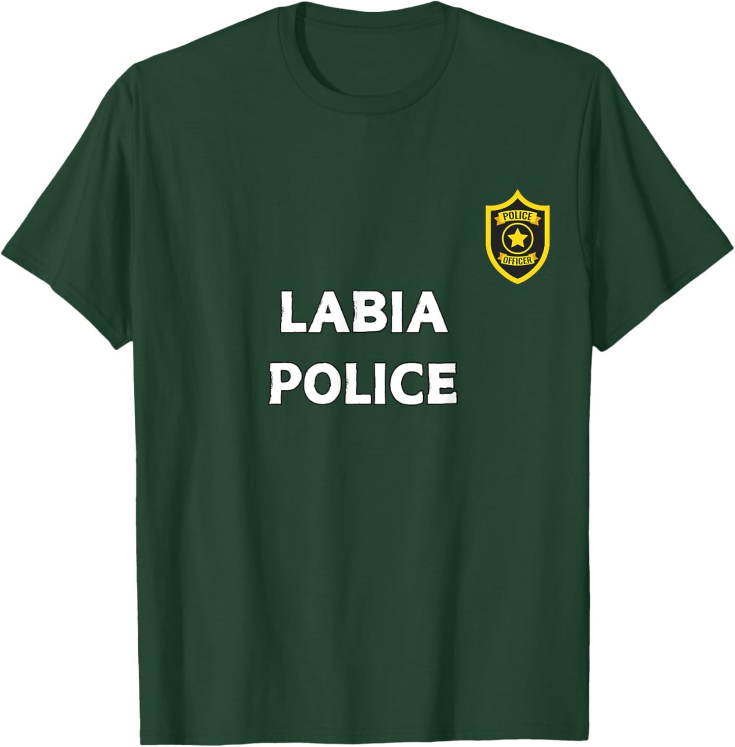 Fun Graphic-Labia Police T-Shirt - T-Shirt | Forest