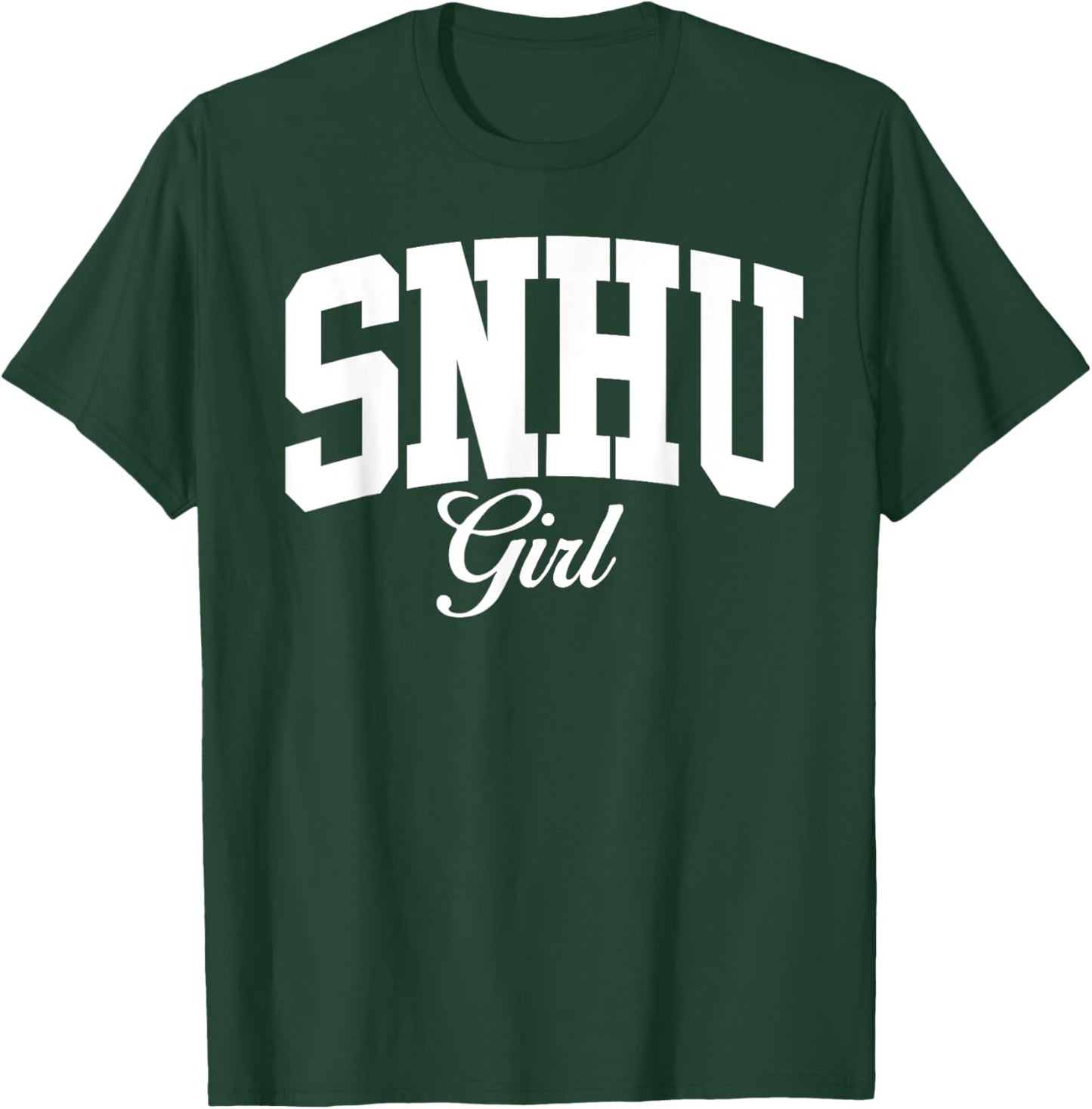SNHU SNH University Girl Arch Vintage Design Girls T-Shirt - T-Shirt | Forest