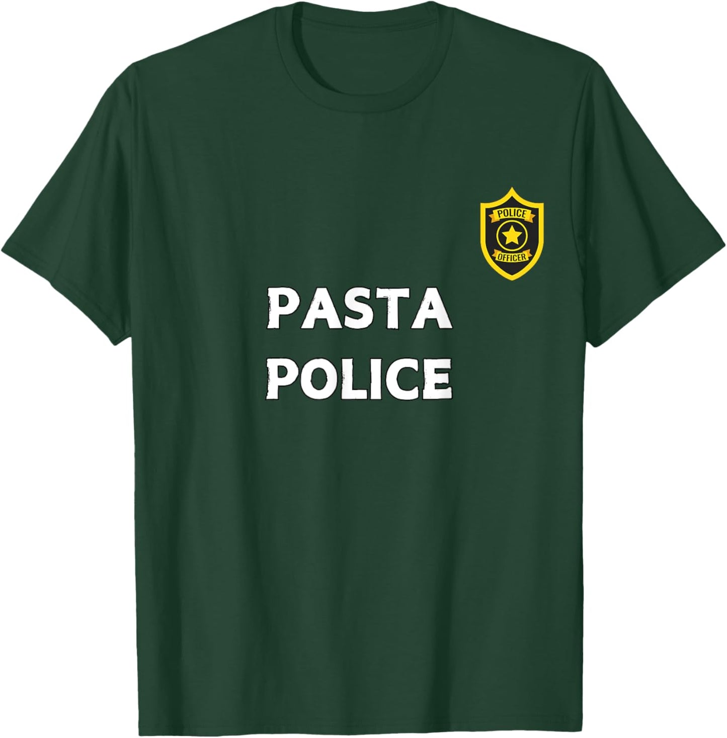 Fun Graphic-Pasta Police T-Shirt - T-Shirt | Forest