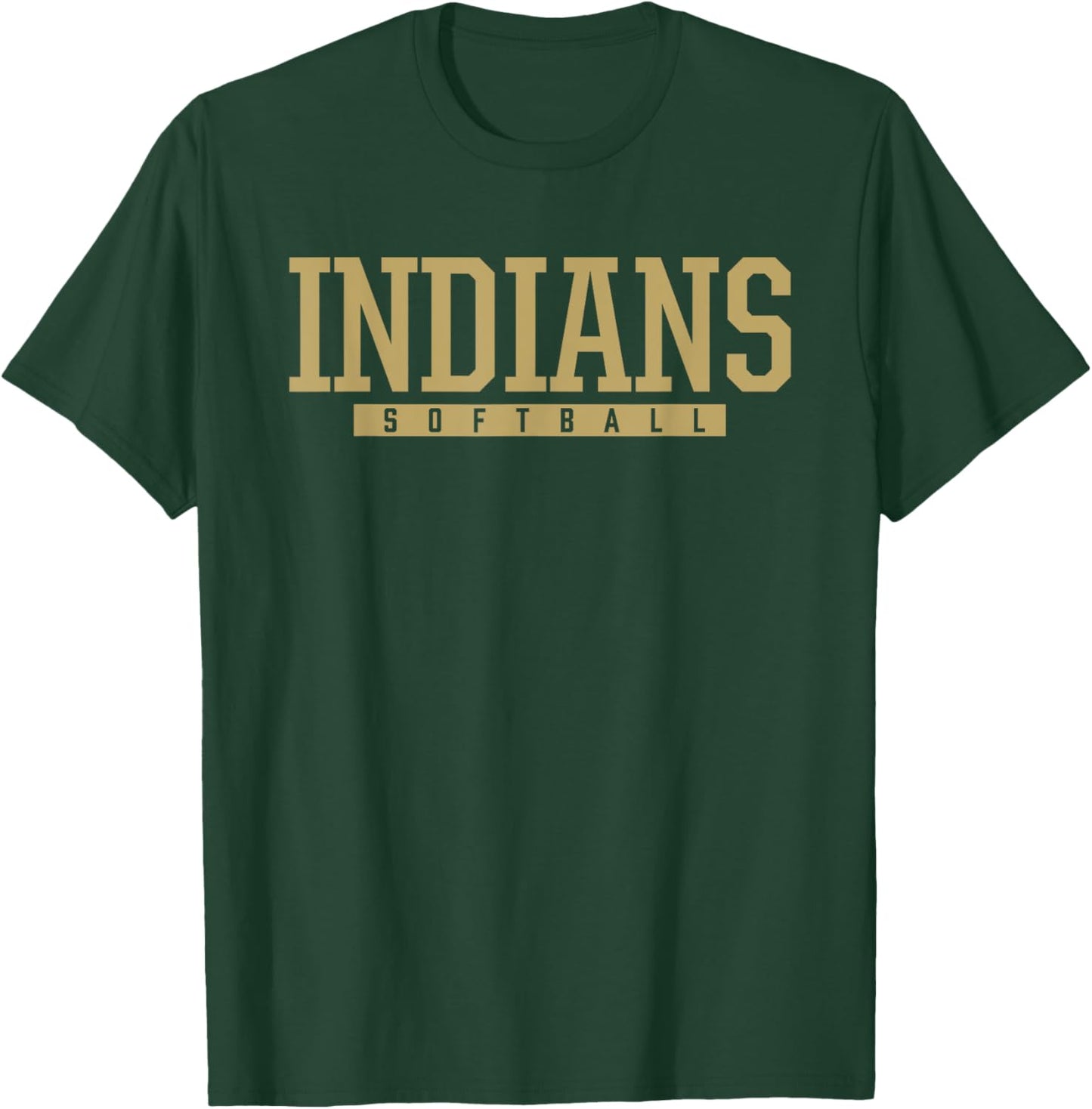 Gaffney Indians Softball HS T-Shirt - T-Shirt | Forest