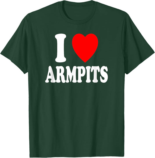 I Heart (Love) Achseln Maschalagnia Axillism T-Shirt - T-Shirt | Forest
