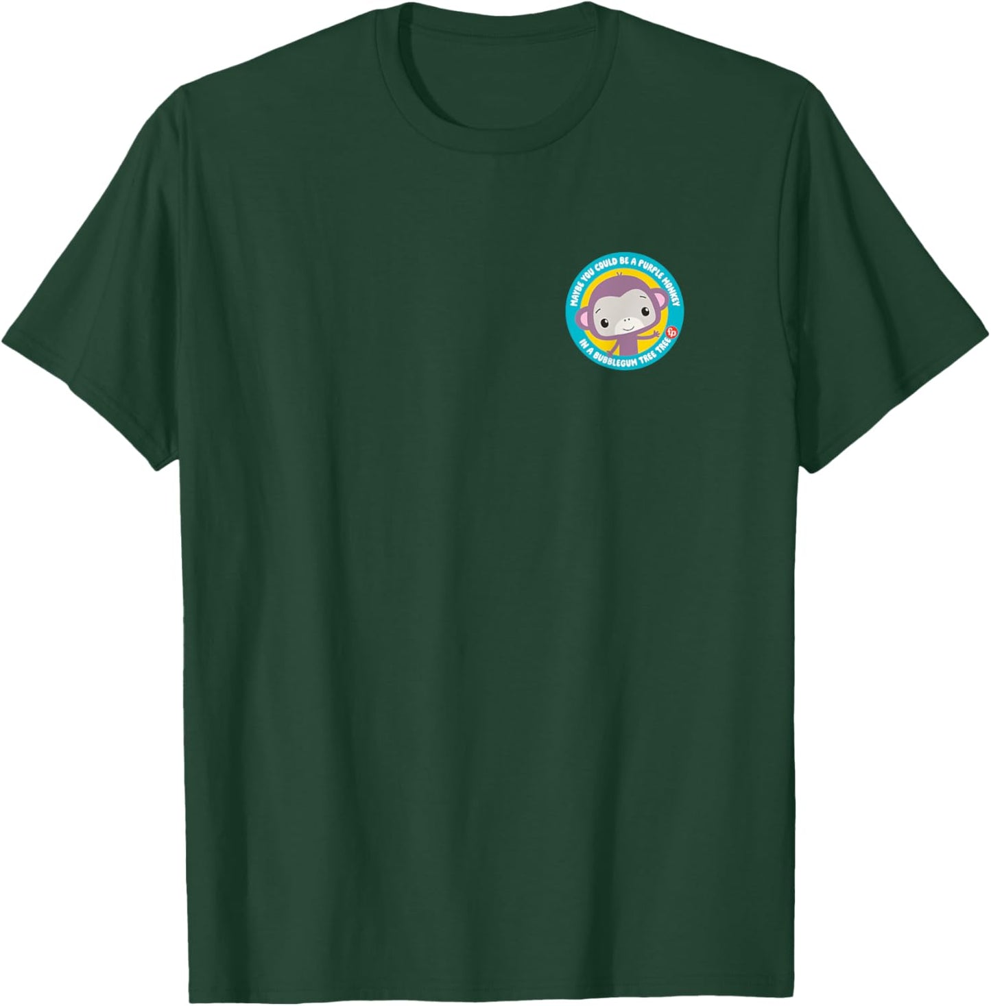 Fisher-Price Purple Monkey Circle T-Shirt - T-Shirt | Forest