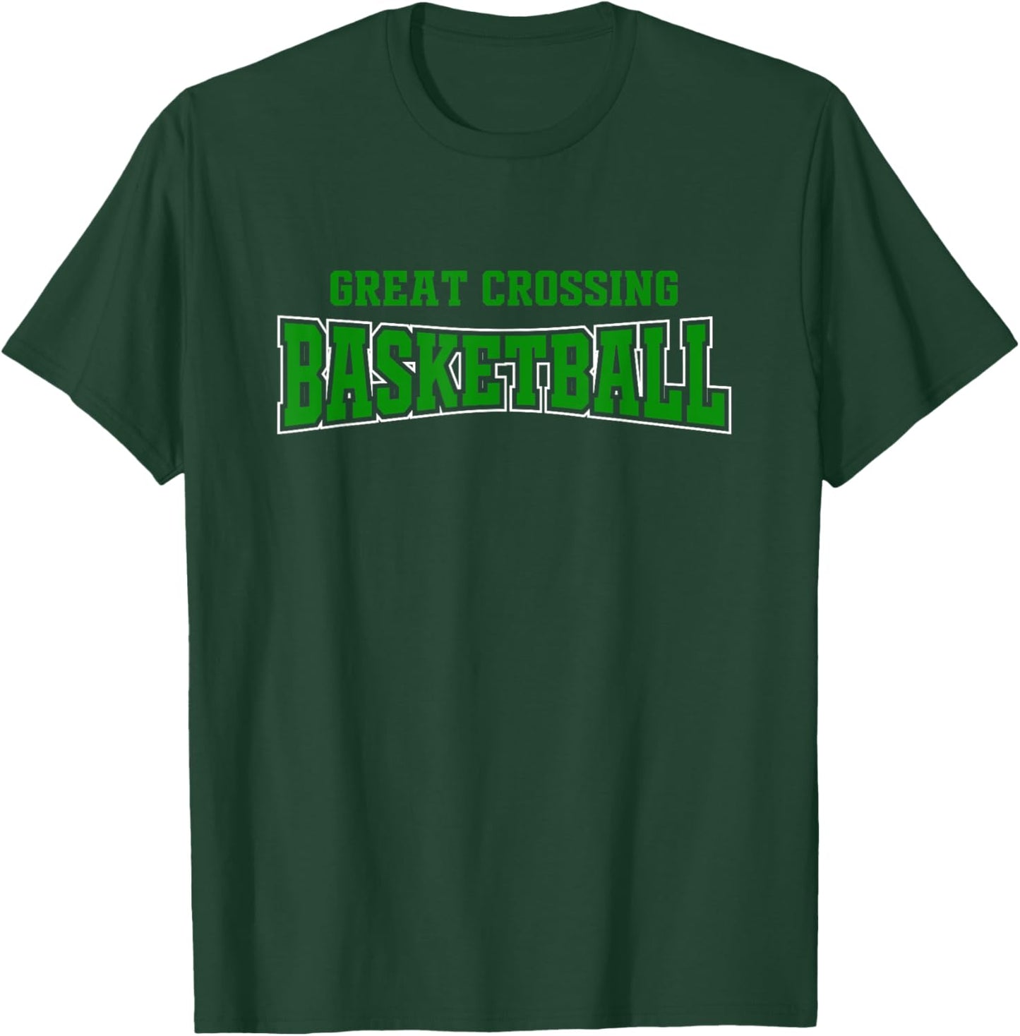 Great Crossing High School Basketball Warp HS T-Shirt - T-Shirt | Forest