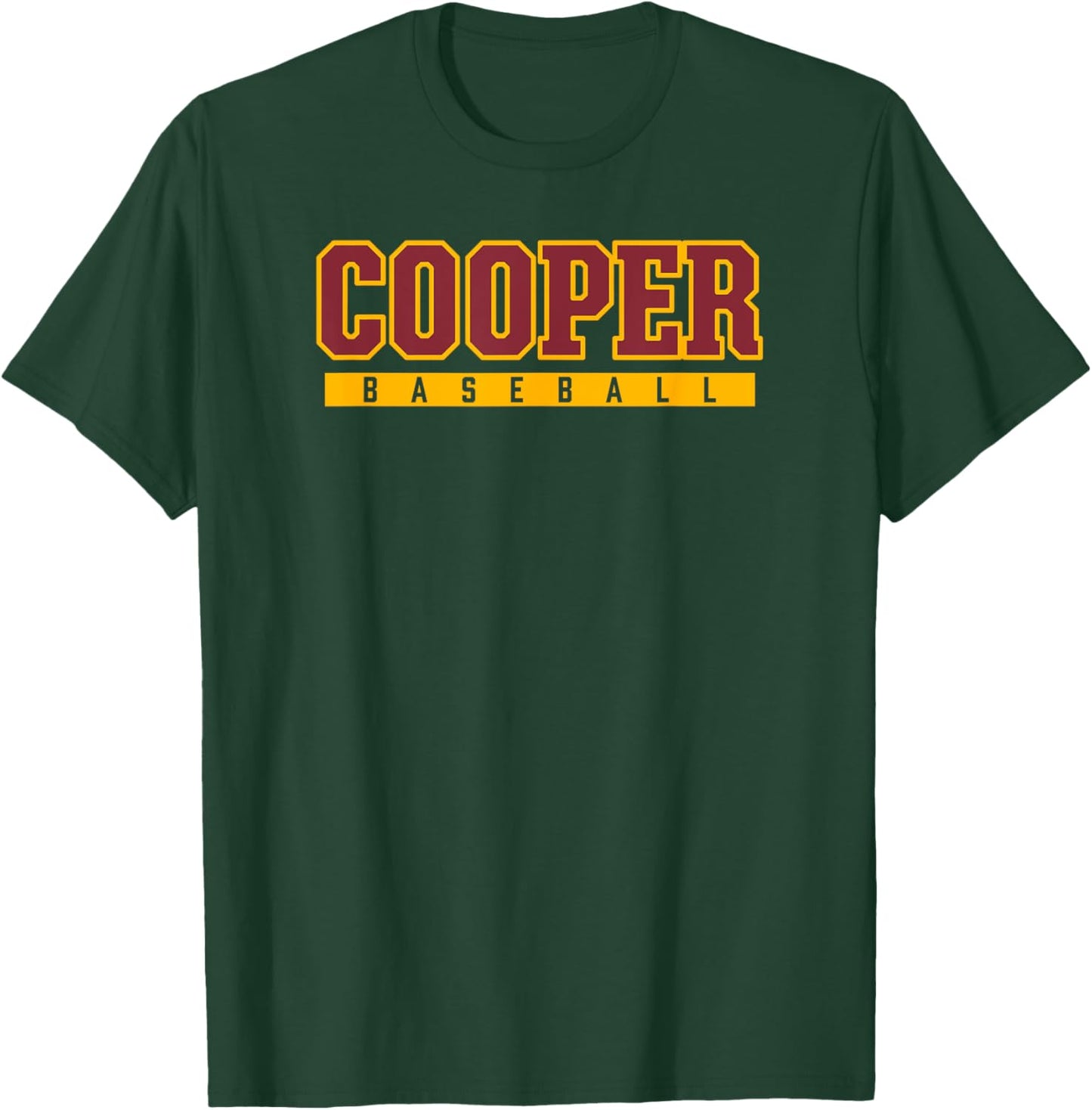 Cooper High School Baseball T-Shirt - T-Shirt | Forest