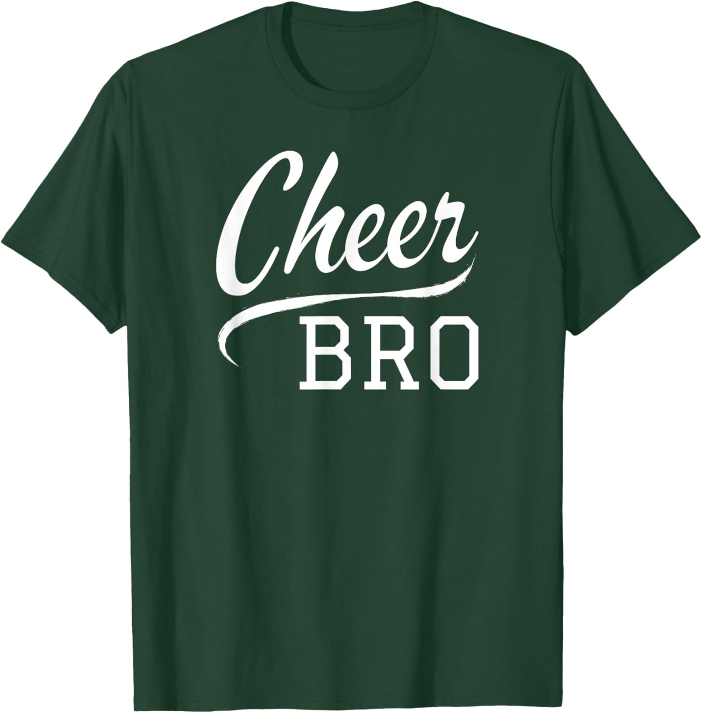 Cheer Bro Cheerleader Brother T-Shirt - T-Shirt | Forest