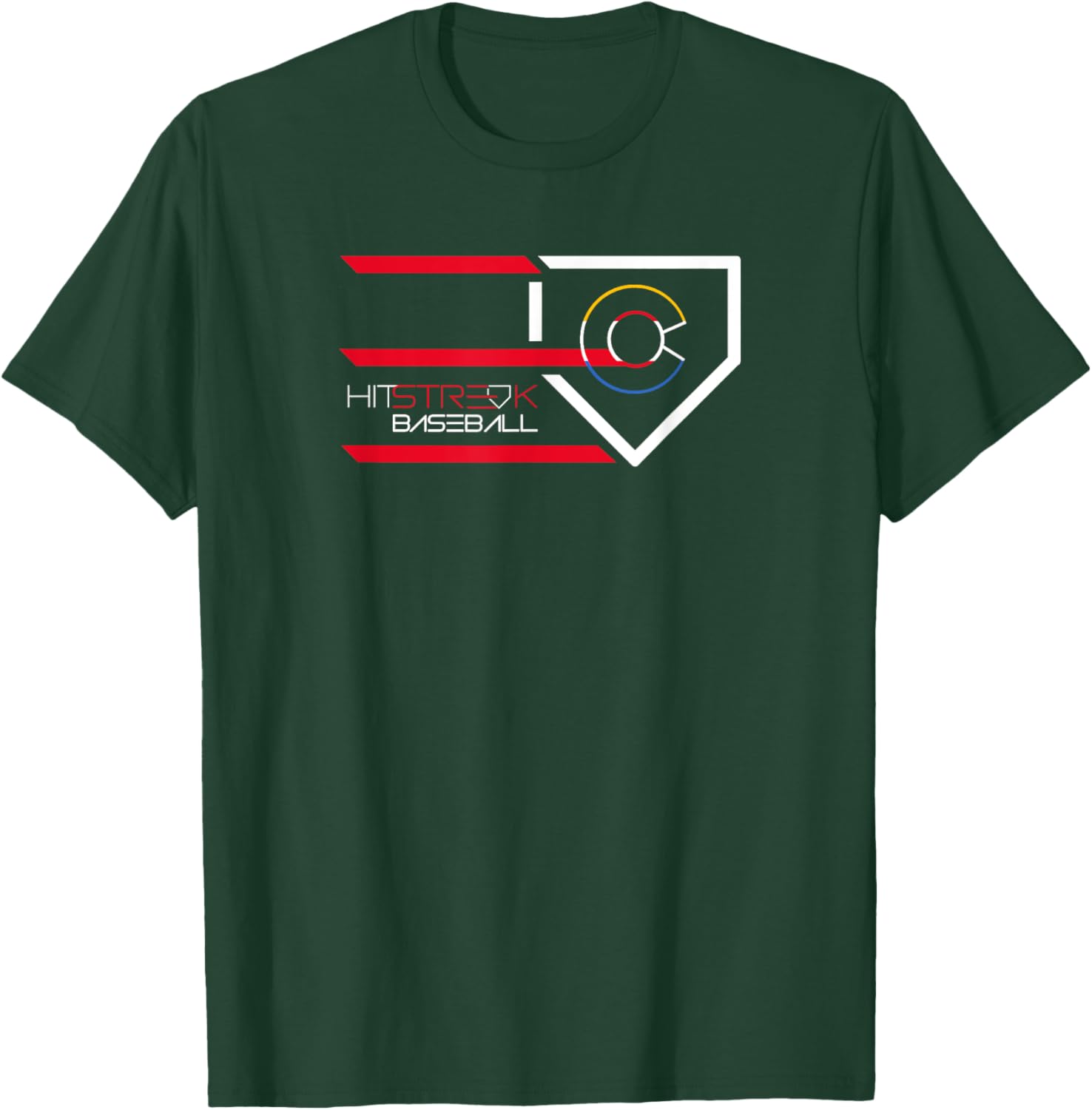 Colorado - Hit Streak Baseball T-Shirt - T-Shirt | Forest