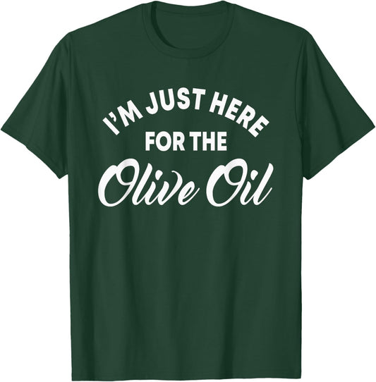 Olive Oil Enthusiast EVOO Expert Lover Vegetarian Oleologist T-Shirt - T-Shirt | Forest