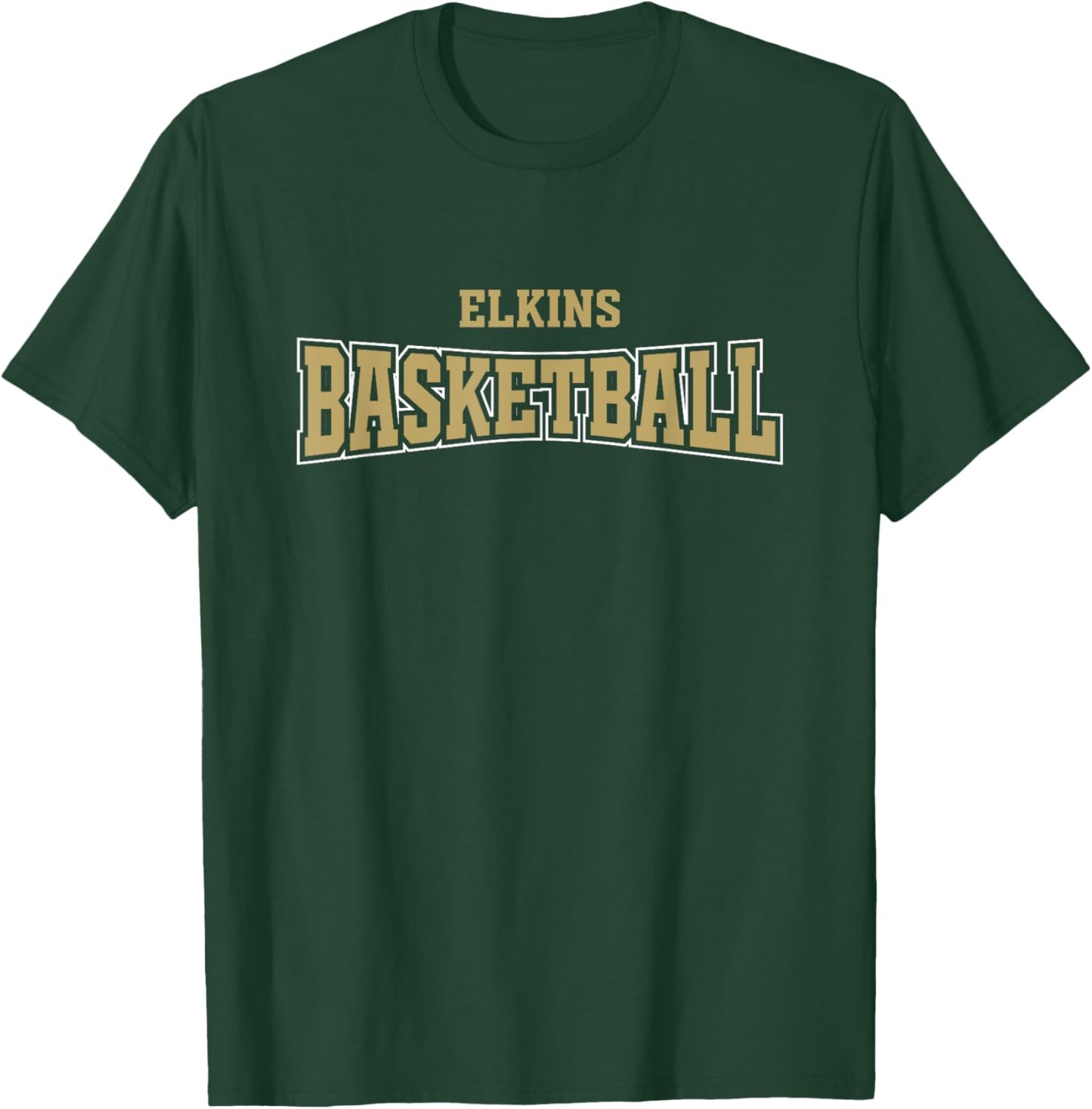 Elkins High School Basketball Warp HS T-Shirt - T-Shirt | Forest