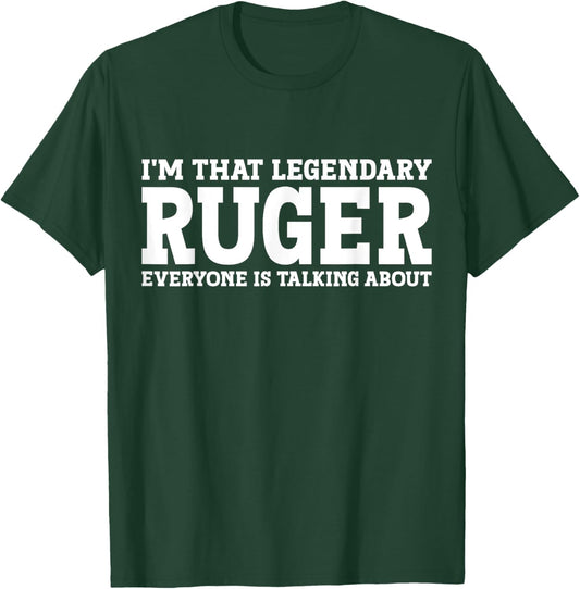 Ruger Personal Name First Name Funny Ruger T-Shirt - T-Shirt | Forest