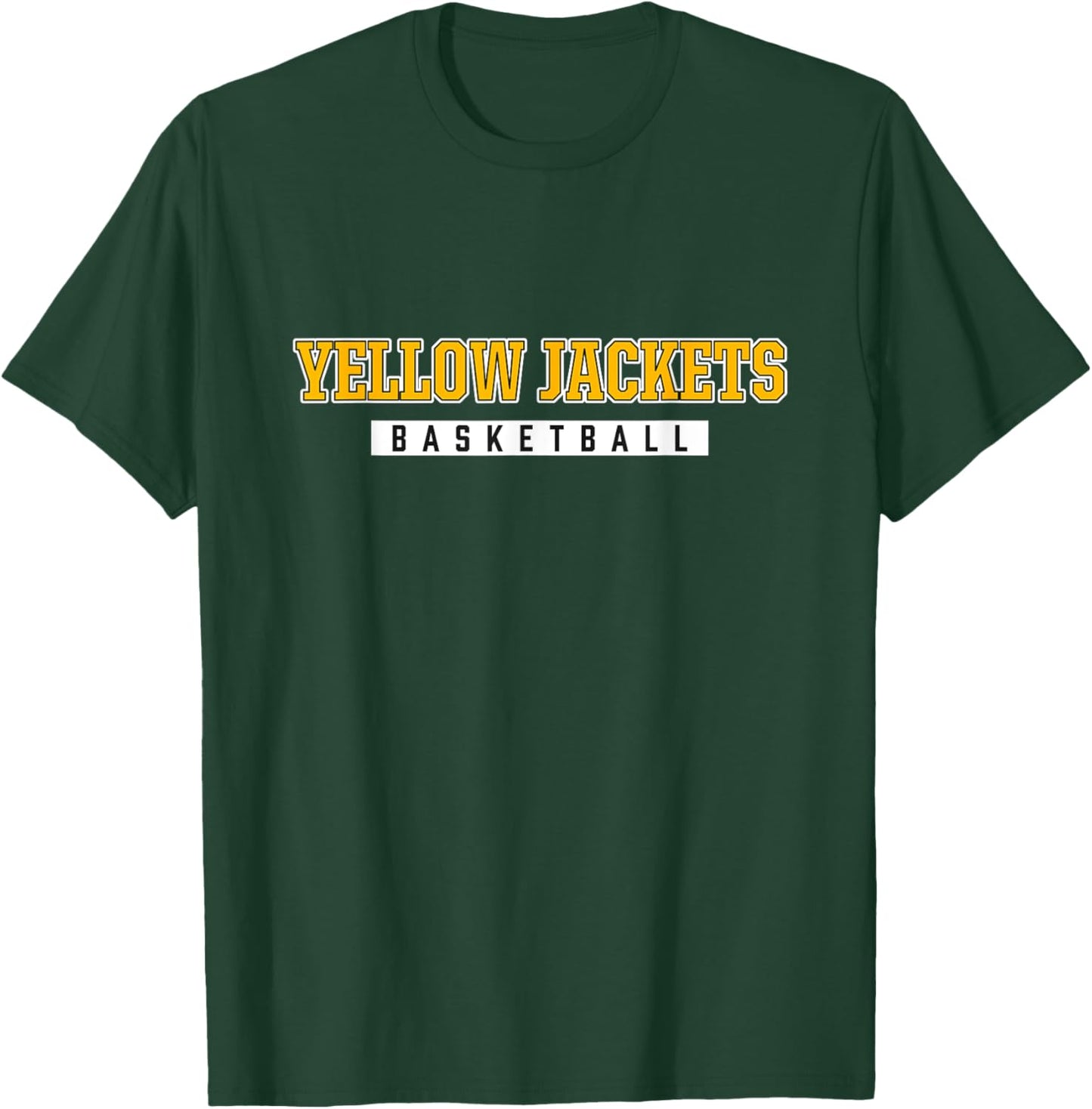 Yellow Jackets Basketball Calhoun High School T-Shirt - T-Shirt | Forest