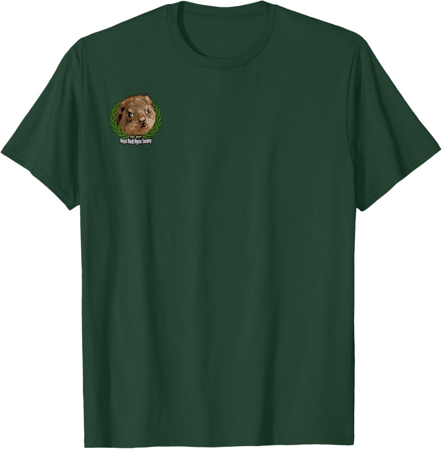 Not an Elephant Kids Rock Hyrax Society - Black, Small T-Shirt - T-Shirt | Forest
