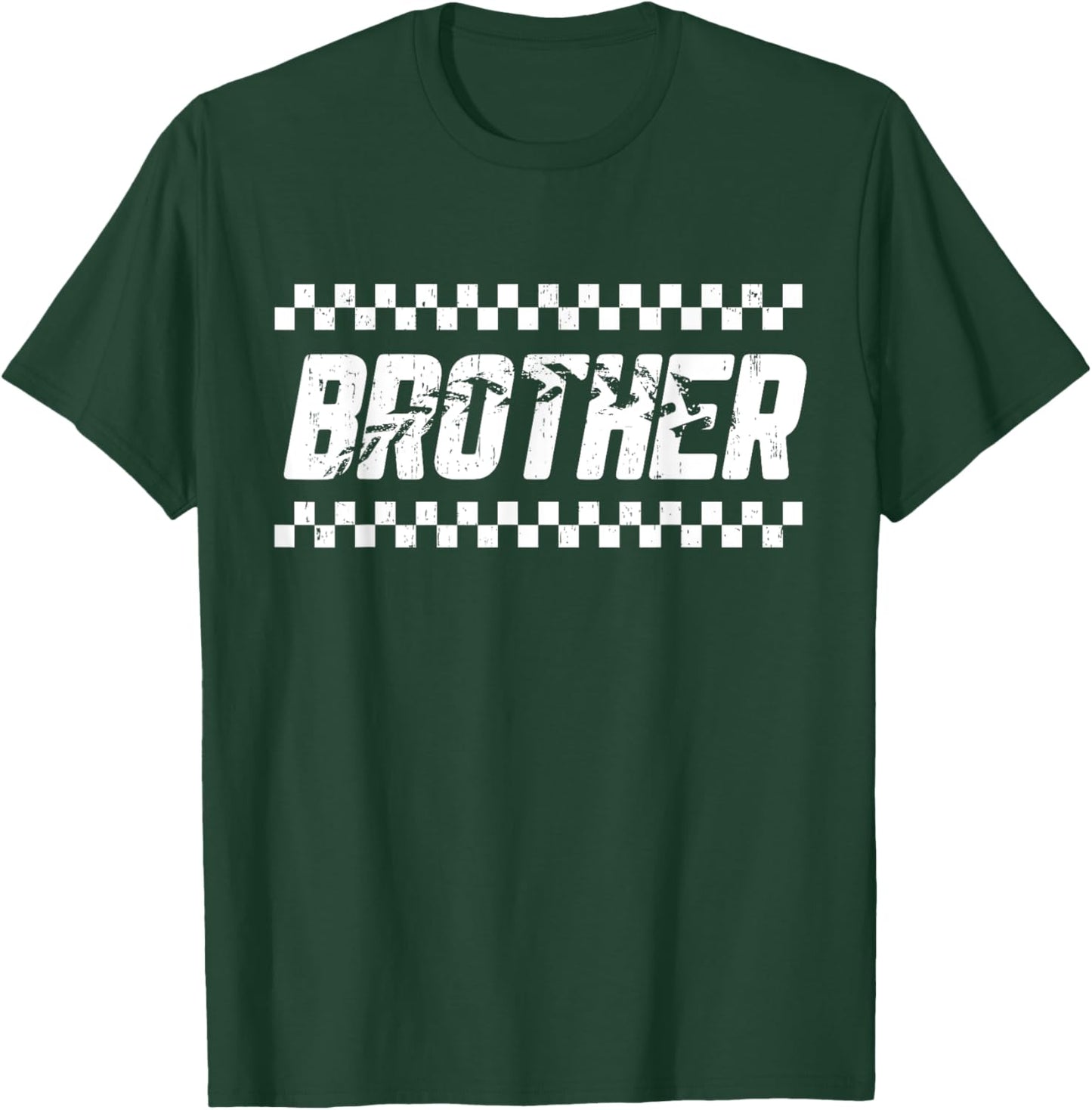 Brother Pit Crew Family Racing Birthday Race Car T-Shirt - T-Shirt | Forest