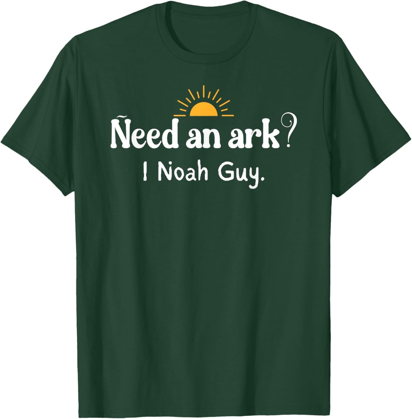 Need an Ark I Noah Guy Vintage Funny Christian T-Shirt - T-Shirt | Forest