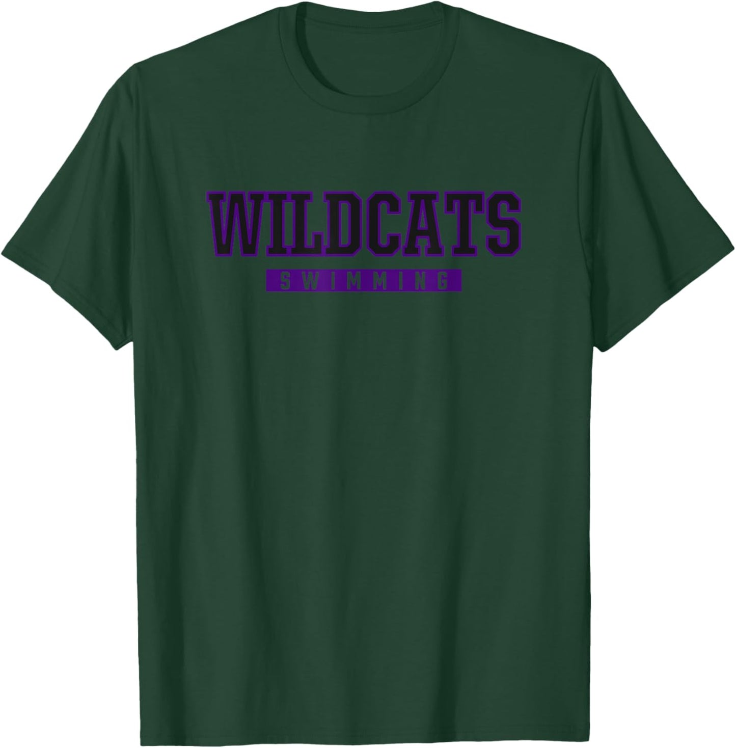 West Ashley Wildcats Swimming T-Shirt - T-Shirt | Forest