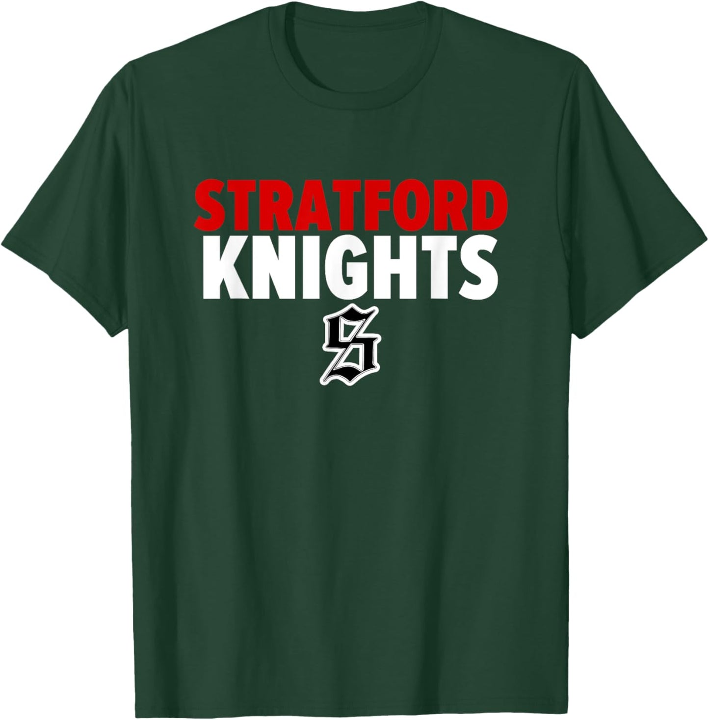 Stratford Knights Logo Bold HS T-Shirt - T-Shirt | Forest