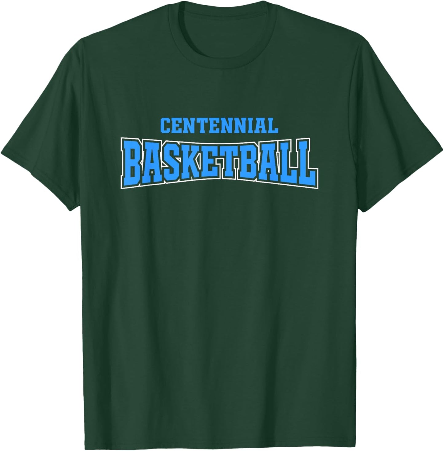 Centennial High School Basketball Warp HS T-Shirt - T-Shirt | Forest