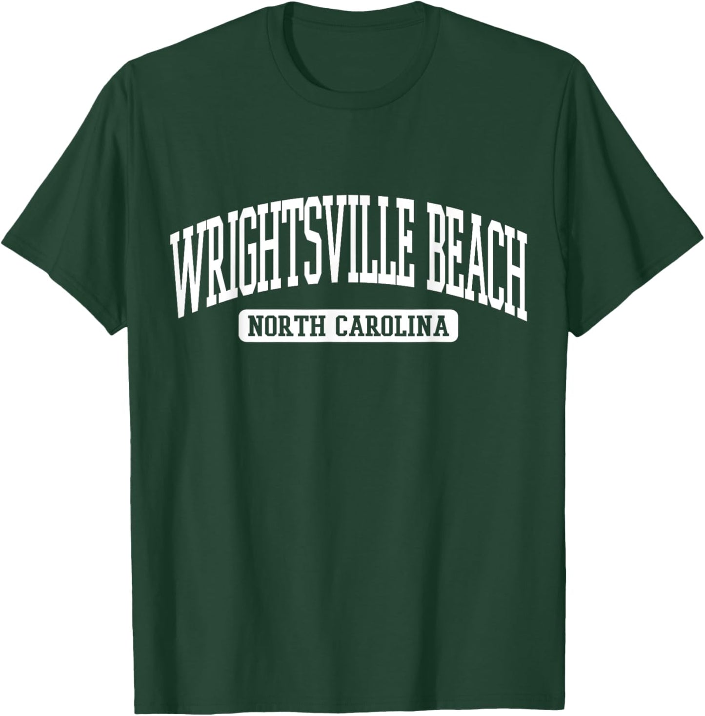 Wrightsville Beach North Carolina Souvenir Beach, Vintage T-Shirt - T-Shirt | Forest