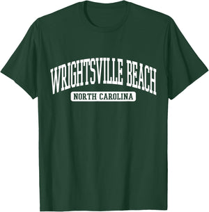 Wrightsville Beach North Carolina Souvenir Beach, Vintage T-Shirt - T-Shirt | Forest