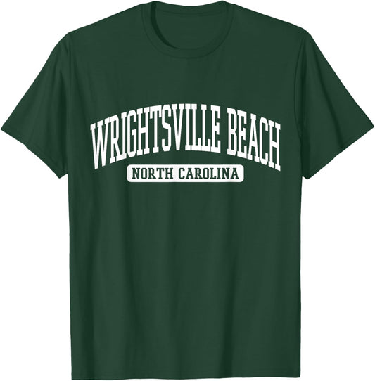 Wrightsville Beach North Carolina Souvenir Beach, Vintage T-Shirt - T-Shirt | Forest