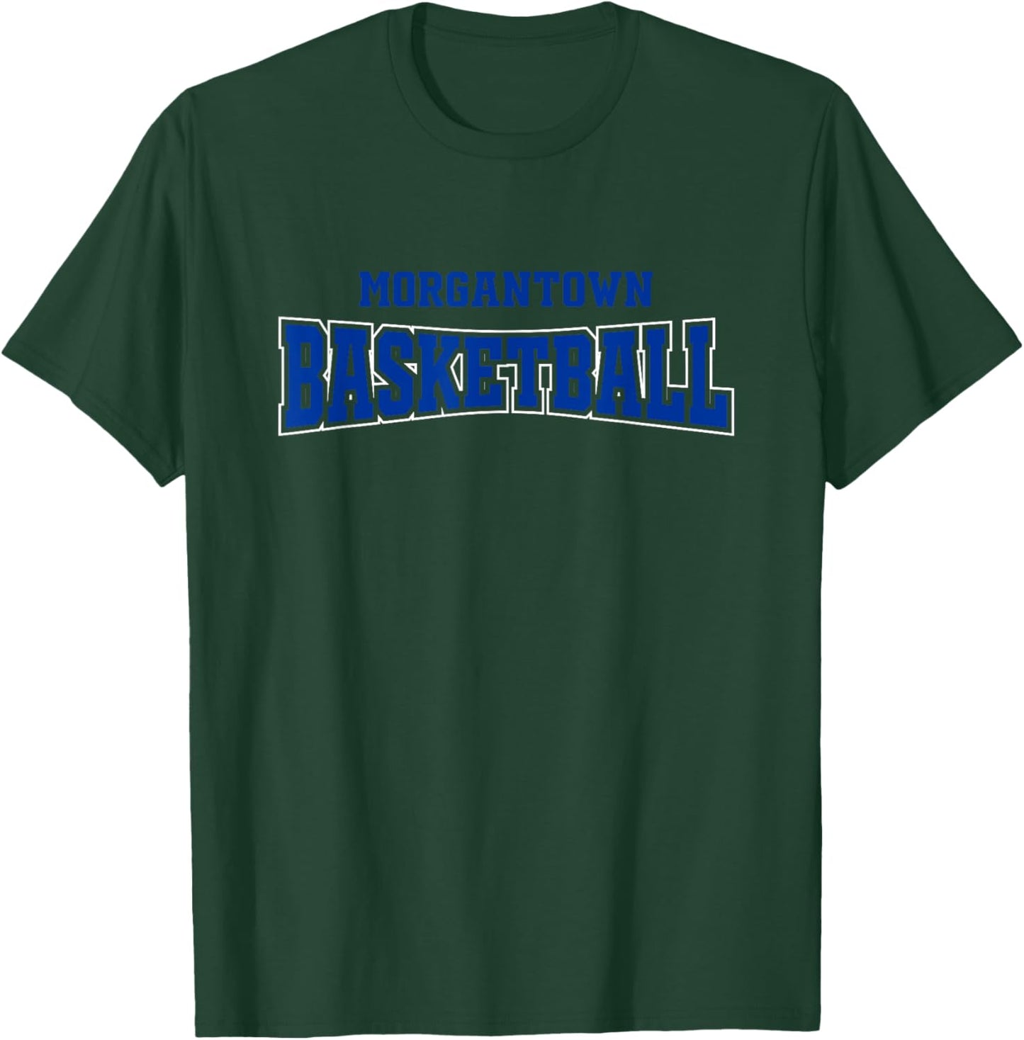 Morgantown High School Basketball Warp HS T-Shirt - T-Shirt | Forest