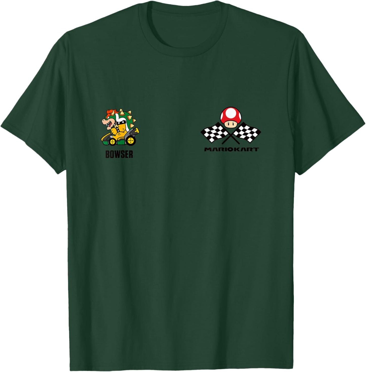 Mario Kart Bowser Est 1992 King Koopa Race Schematics T-Shirt - T-Shirt | Forest