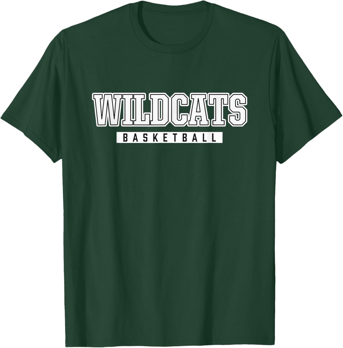 Wildcats Basketball Fletcher High School T-Shirt - T-Shirt | Forest