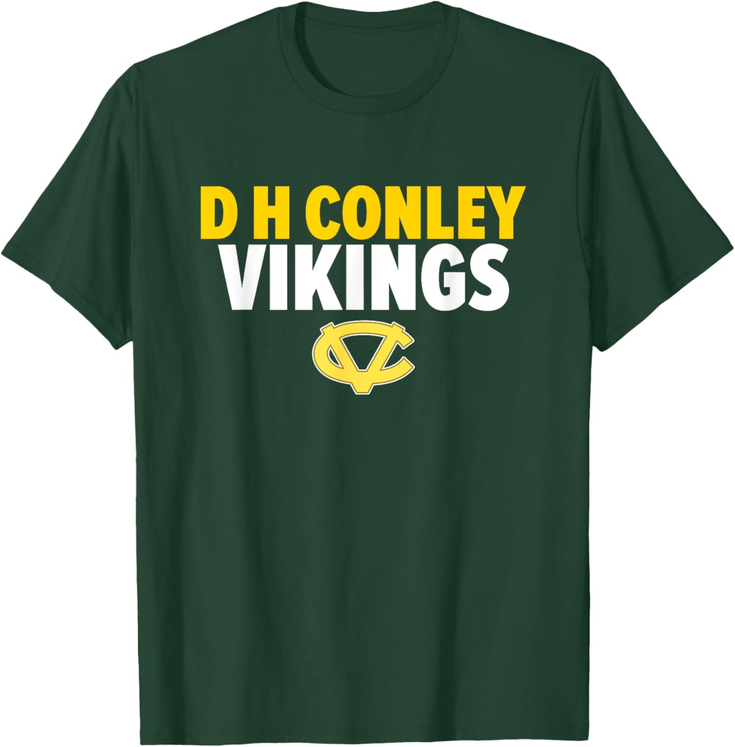 D H Conley Vikings Logo Bold HS T-Shirt - T-Shirt | Forest