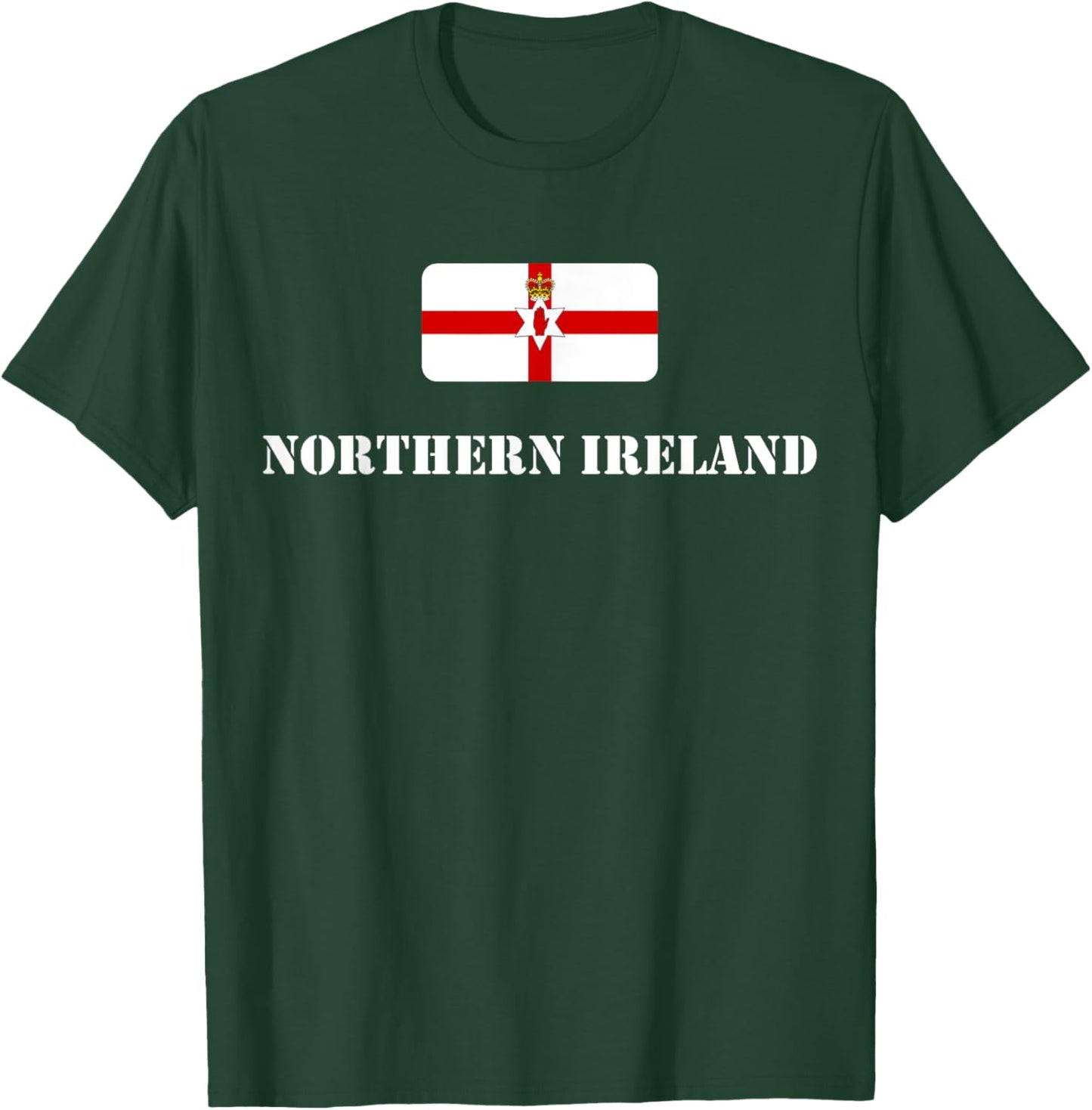 Northern Ireland Flag, Norlin Airlann, Northern Ireland T-Shirt - T-Shirt | Forest