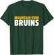 Mountain View Bruins Bold T-Shirt - T-Shirt | Forest