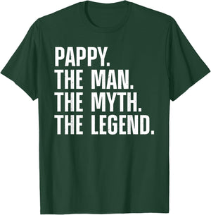 Pappy Design For Grandpa Grandfather From Grandkids Pappy T-Shirt - T-Shirt | Forest