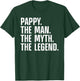 Pappy Design For Grandpa Grandfather From Grandkids Pappy T-Shirt - T-Shirt | Forest