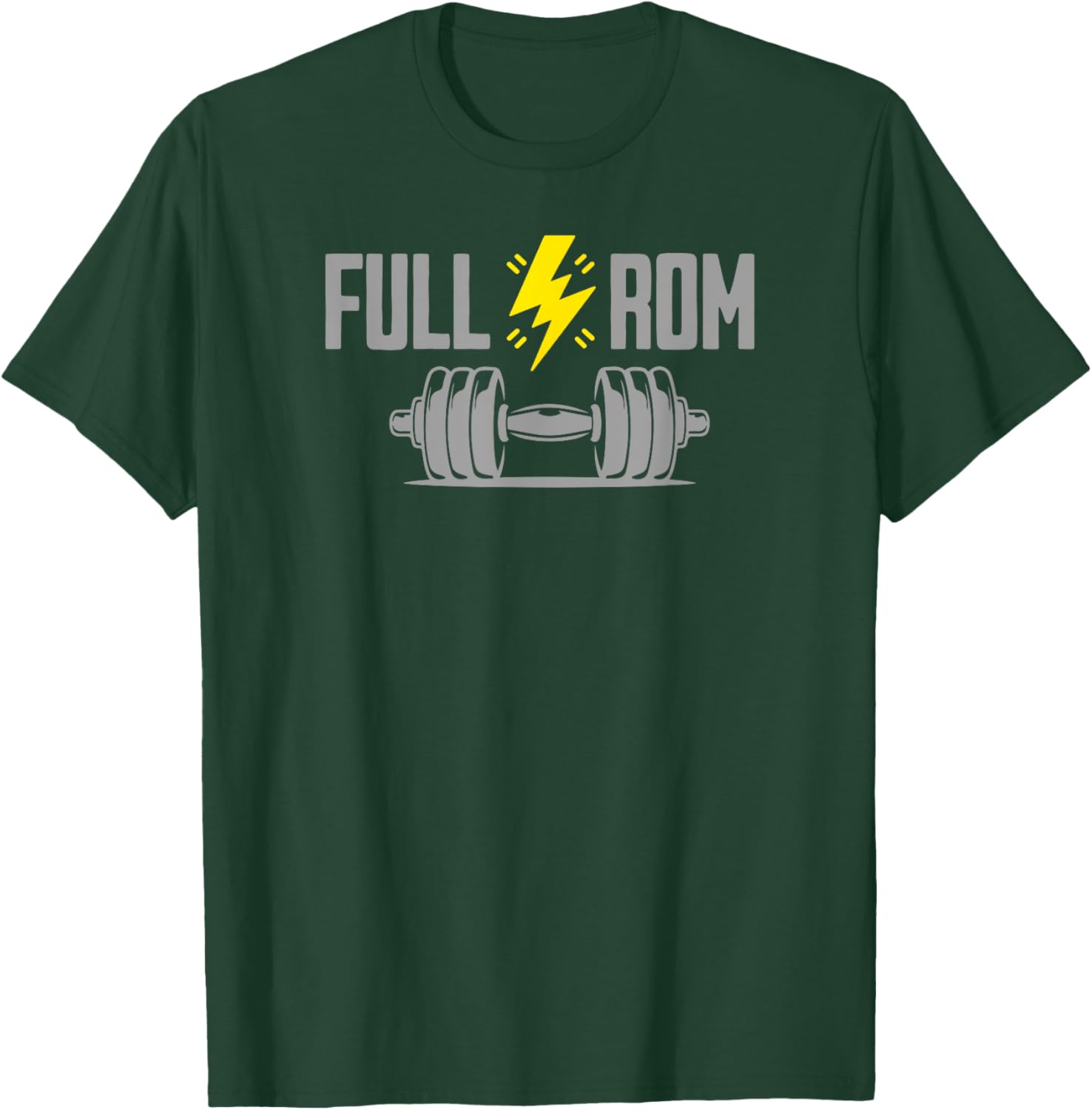 Full Rom Fitness Bodybuilding Gym T-Shirt - T-Shirt | Forest