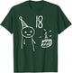 Adult 18th Birthday Party Funny For 18 Years Old Teens T-Shirt - T-Shirt | Forest