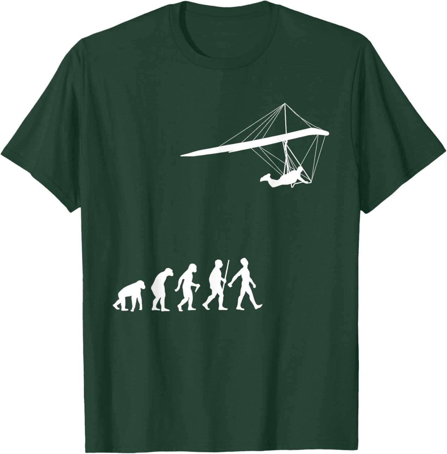 Best Hang Glider Art Women Hang Glide Hang Gliding T-Shirt - T-Shirt | Forest