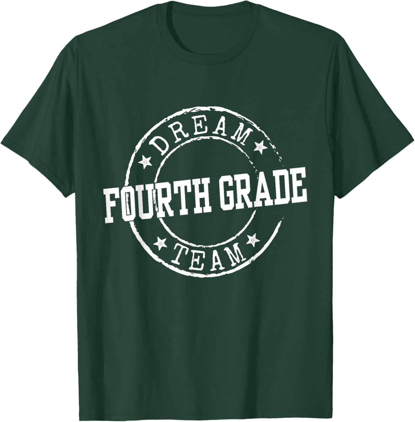 Fourth Grade Dream Team 4th Grade Gifts For Teacher Funny T-Shirt - T-Shirt | Forest