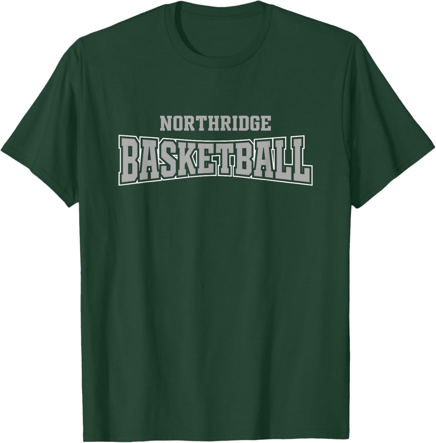 Northridge High School Basketball Warp HS T-Shirt - T-Shirt | Forest