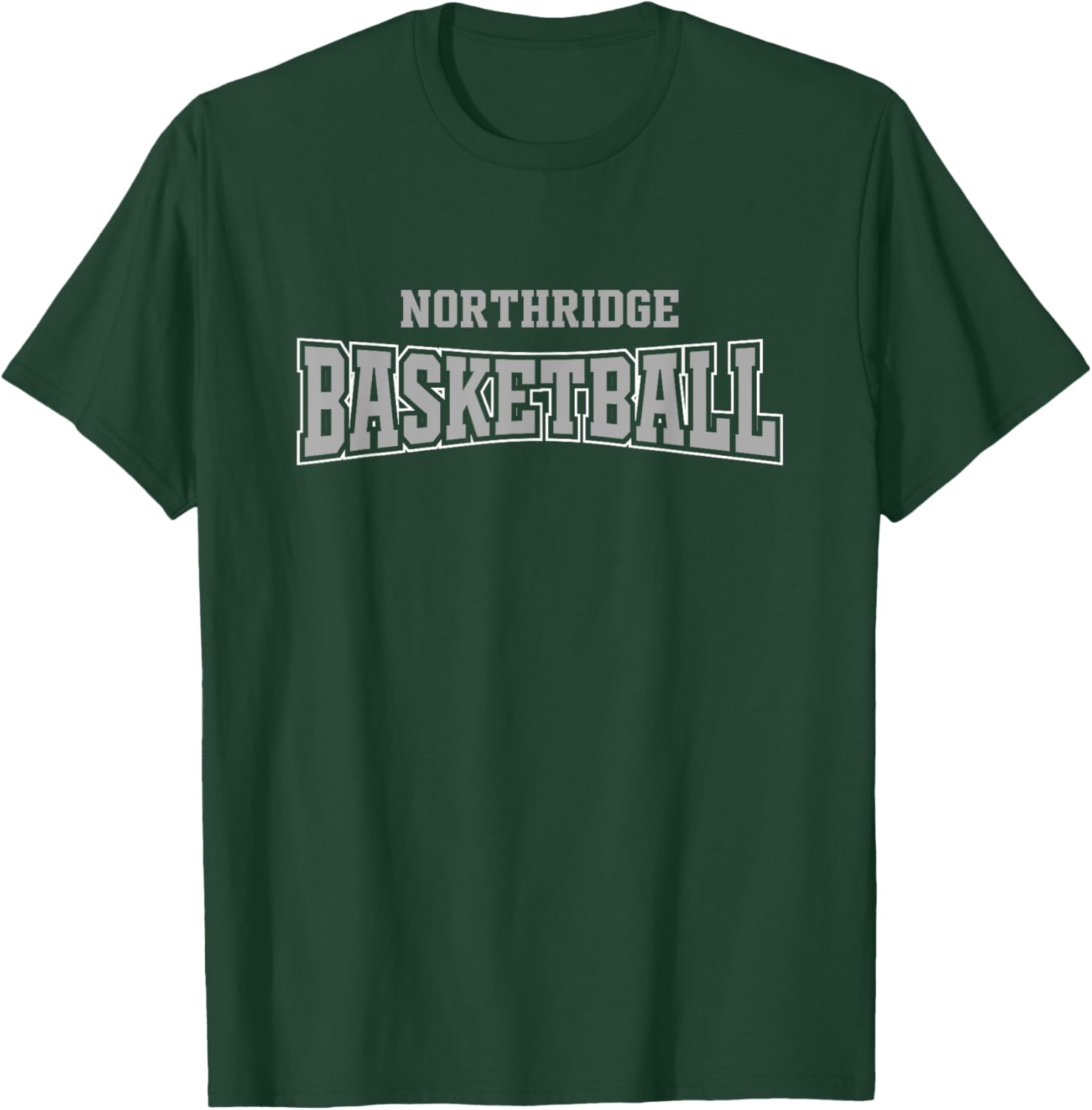 Northridge High School Basketball Warp HS T-Shirt - T-Shirt | Forest