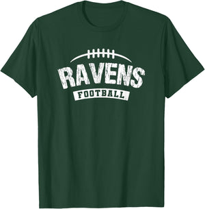 Ravens South Football Distressed HS T-Shirt - T-Shirt | Forest