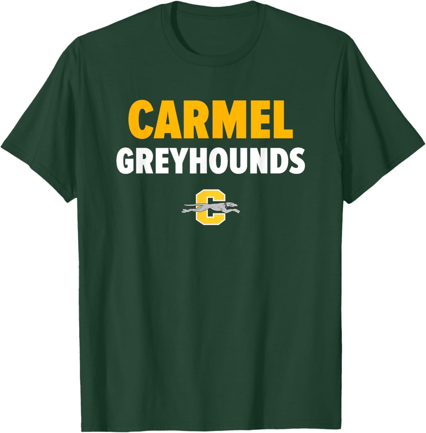 Carmel Greyhounds Logo Bold HS T-Shirt - T-Shirt | Forest