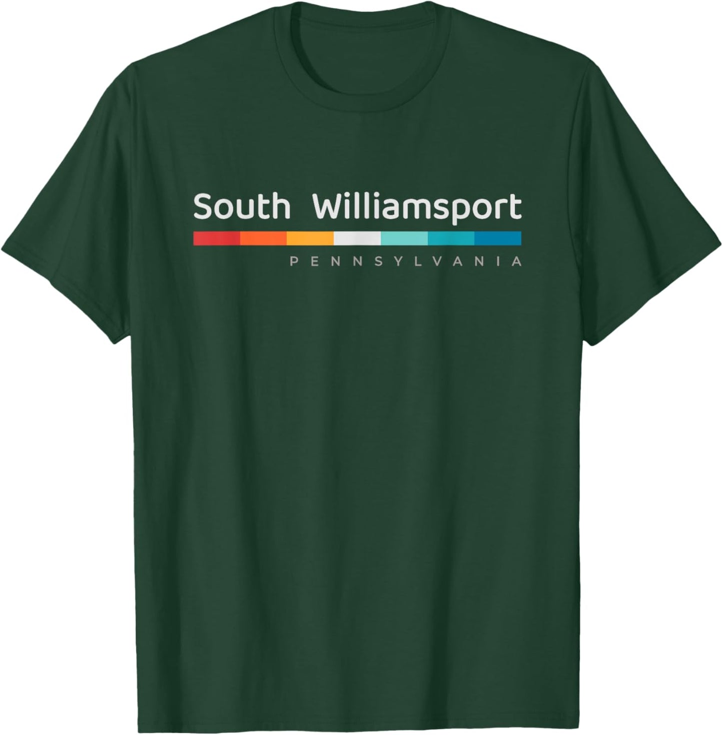 South Williamsport PA Pennsylvania Retro Design T-Shirt - T-Shirt | Forest
