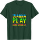 Wanna Play Mini Games? Retro Arcade Gamer Meme Monkey T-Shirt - T-Shirt | Forest