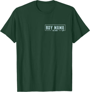 Boy Mama Est 2026 Boy Mom Pregnancy Mom To Be New Mama 2026 T-Shirt - T-Shirt | Forest