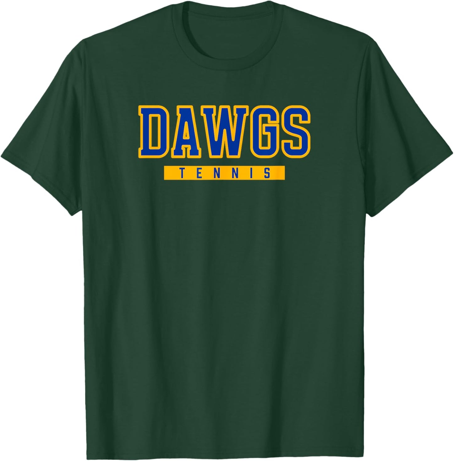 Copperas Cove Dawgs Tennis T-Shirt - T-Shirt | Forest
