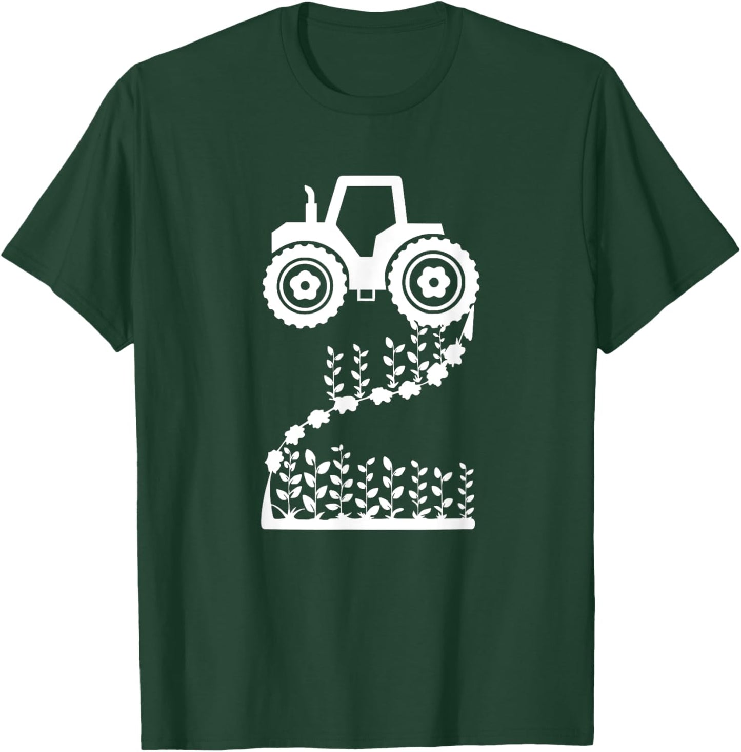 Number 2 Themed 2nd Birthday Tractor Design For Farmer Kids T-Shirt - T-Shirt | Forest