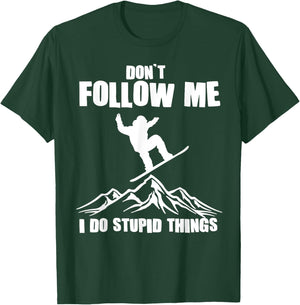 Cool Snowboarding Art Women Snowboard Snowboarder T-Shirt - T-Shirt | Forest