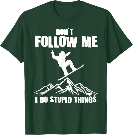 Cool Snowboarding Art Women Snowboard Snowboarder T-Shirt - T-Shirt | Forest