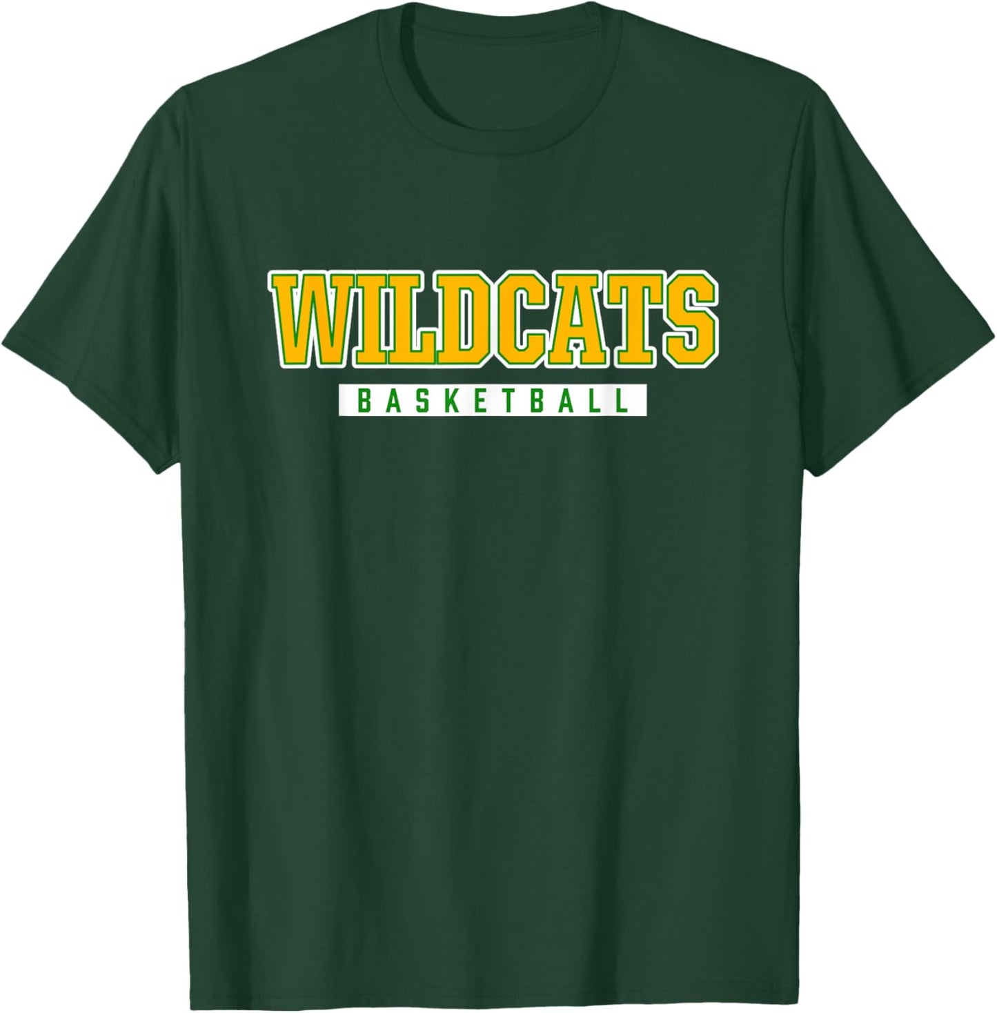 Wildcats Basketball Great Bridge High School T-Shirt - T-Shirt | Forest